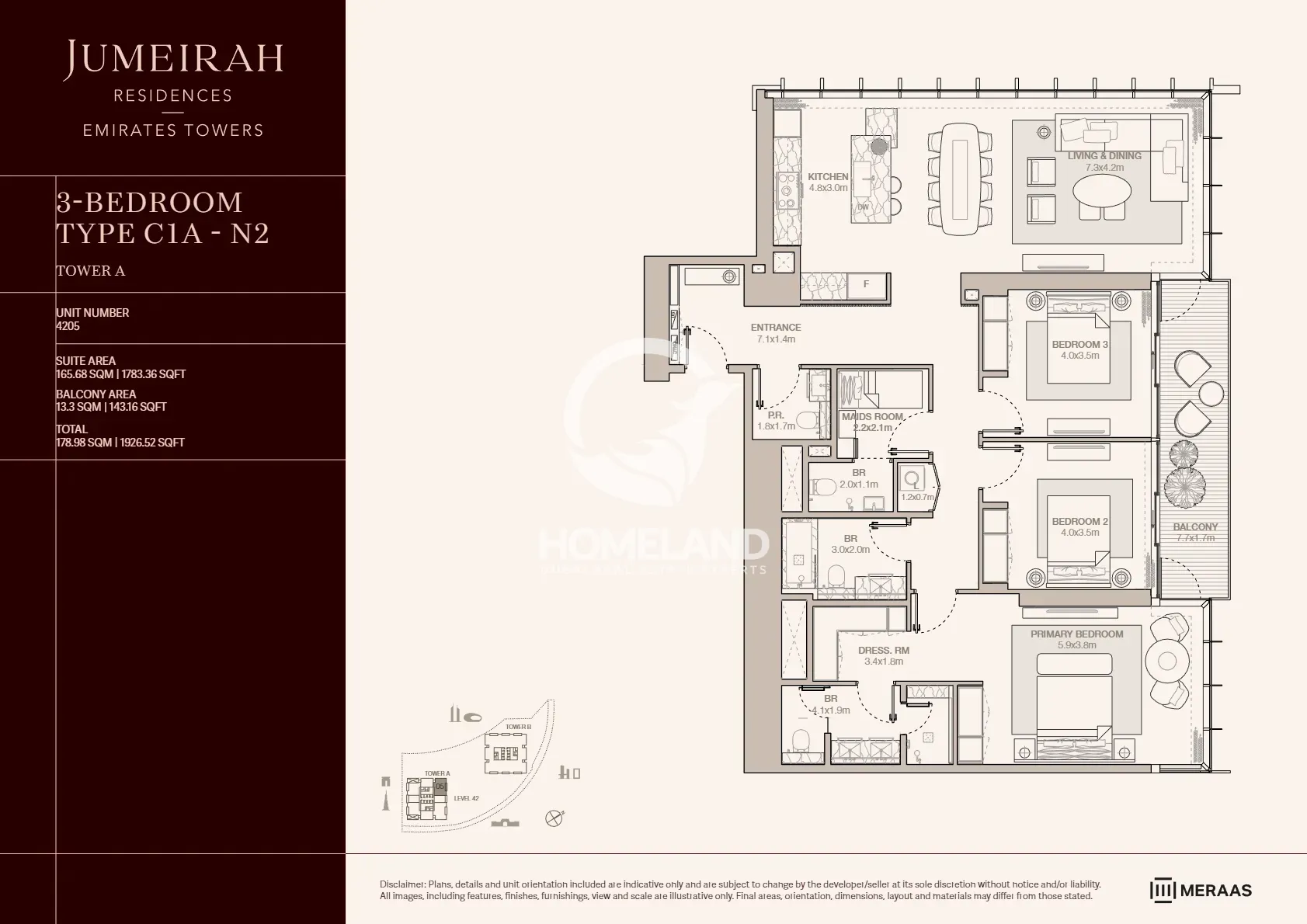 3 BR Type C1A-N2